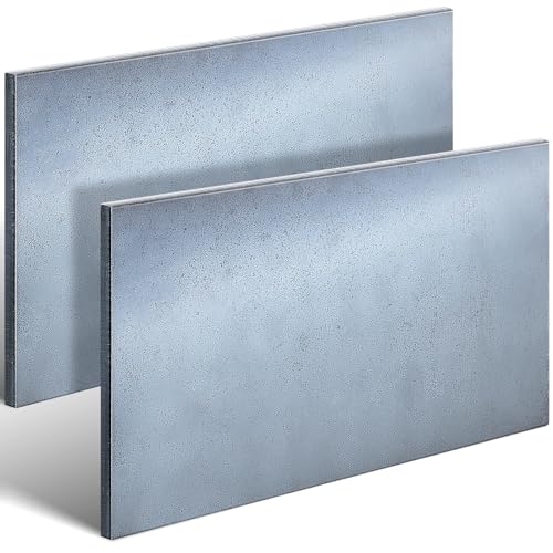 Tandefio 2 Pcs 6x12x1/4 Steel Plate