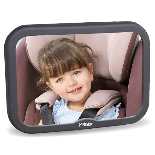 My Babiie Baby Car Mirror for Back Seat - Shatterproof, Adjustabl...