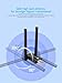 HUAZHUN USB Wireless Network Adapter for PC/Laptop, AX900Mbps USB WiFi 6 Adapter Supports 2 x 5dBi Antenna Supports Bluetooth 5.4 Dual Band 2.4/5GHz, 802.11ax, WPA3, Supports Windows 11/10/8.1/8/7