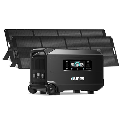 OUPES Guardian 6000 Solar Generator Kit: 4608Wh Power Station with