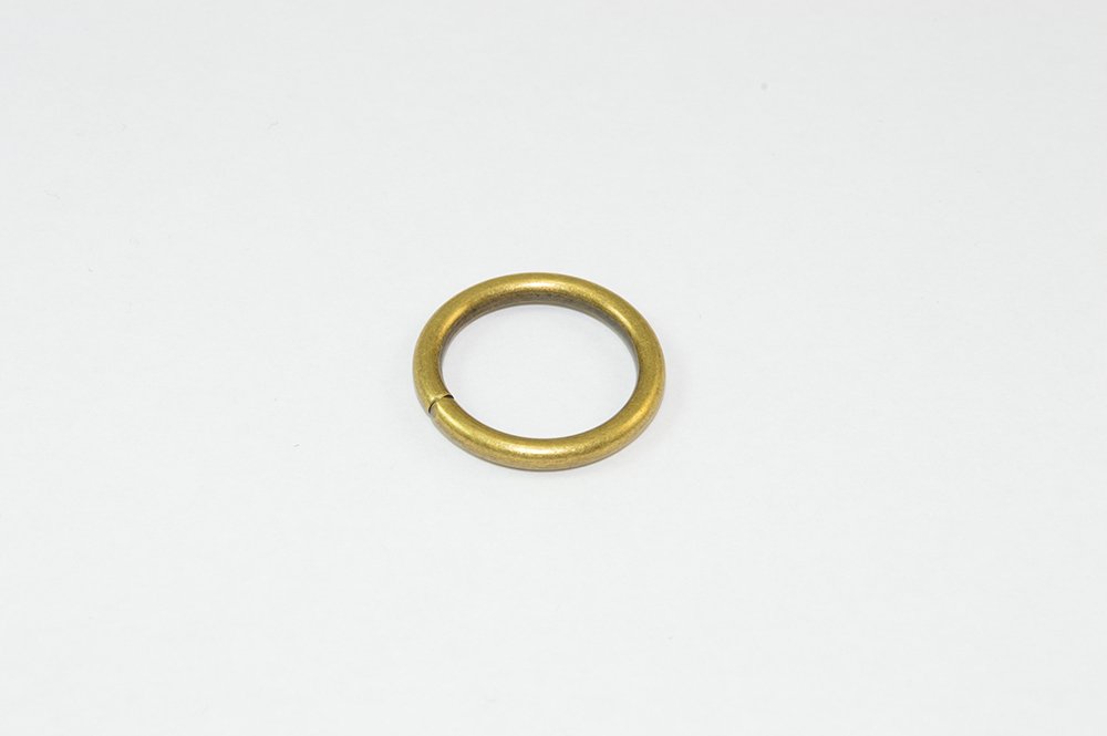 400 x Antique Brass Effect Steel Curtain Rod Pole Rings ID 16mm - OD 18mm