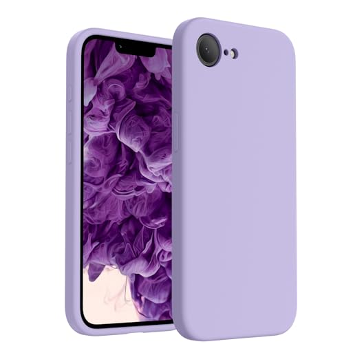 Image of FireNova Magnetic for iPhone 17e Case /iPhone 16e Case, Compatible with MagSafe, [Silicone Camera Protection] Microfiber Lining Phone Case, 6.1 inch, Clove Purple