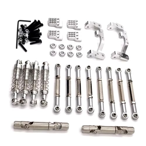 Amortisseurs métalliques pour WPL C14 C24 pièces de rechange et upgrade RC 1/16