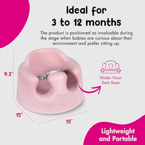 Bumbo Infant Floor Seat Baby Sit up Chair, Baby Sitting Support for 3