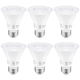 YGS-Tech 6 Pack PAR20 LED Light Bulb, 7W Dimmable Flood Bulbs (50W Equivalent), 5000K Daylight...