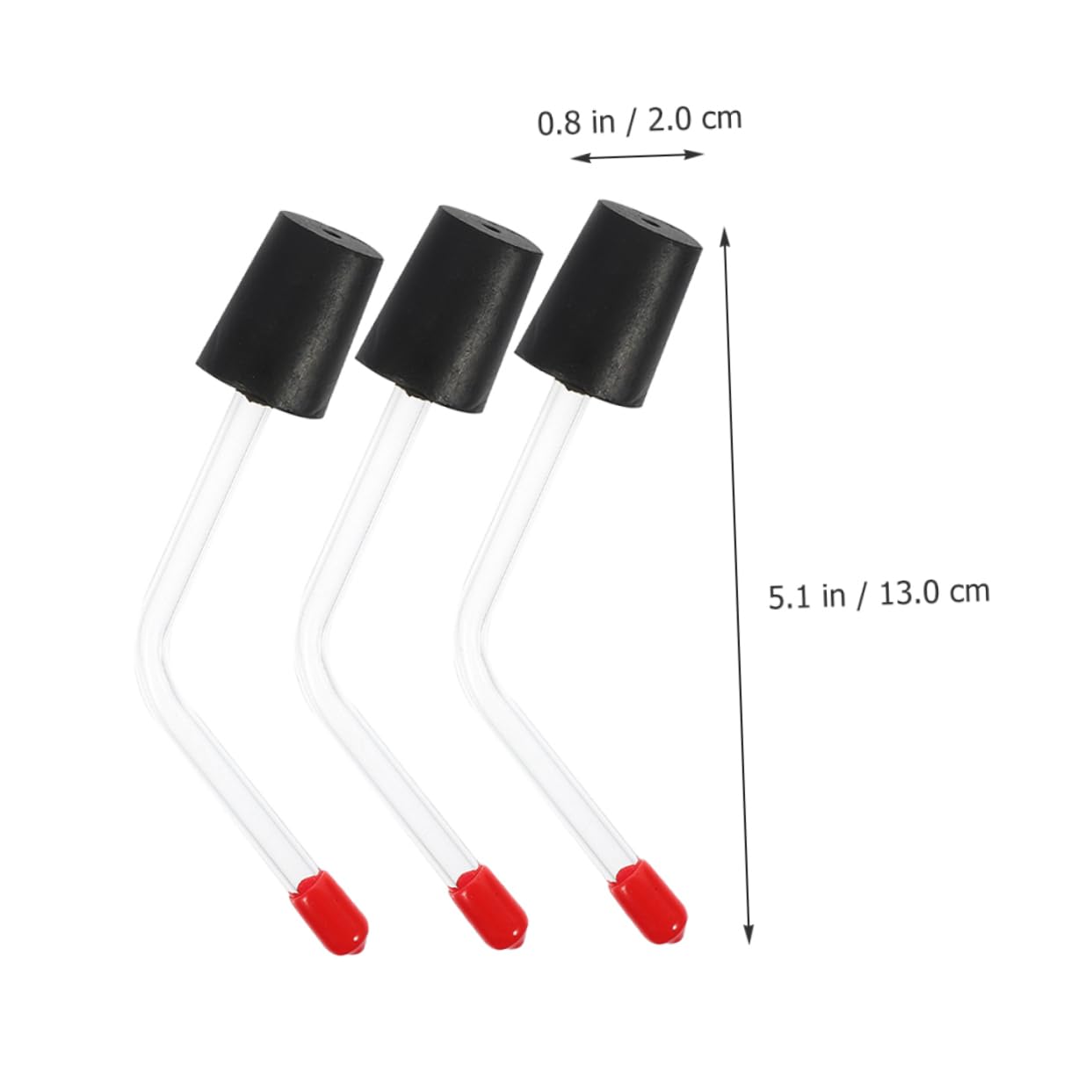 TOYANDONA 3 Series Comedero para Colibríes Bebiendo Alimentador Comedero Multifunción para Colibríes Sondas De Alimentacion Comederos De Colibrí Bebedero para Pájaros Vidrio 3 Piezas*3