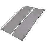 Rage Powersports Silver Spring WCMF-4 Aluminum Multi-Fold Wheelchair Ramp - 4’ Long