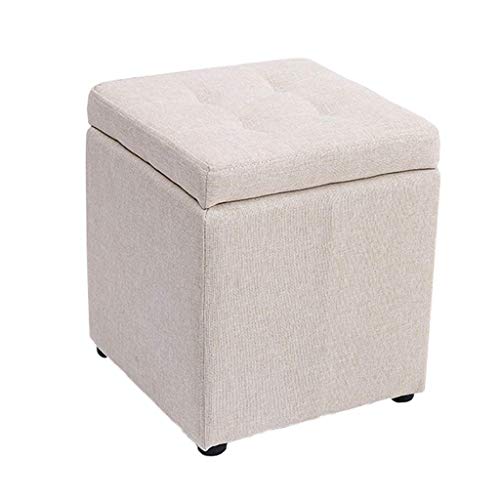 Tabouret de table basse blanc confortable pour optimiser les petits salons avec style - 2