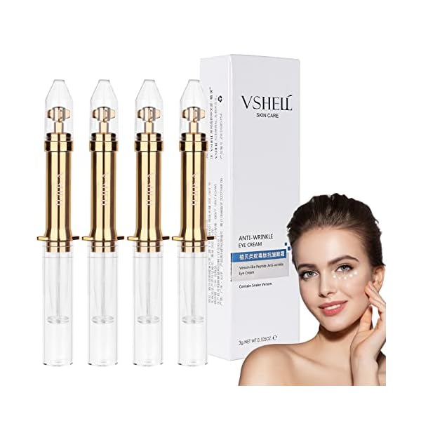 4PCS Snake Venom Peptide AntiWrinkle Eye Cream, Chaffee Life Snake