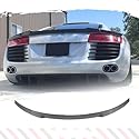 für Audi R8 Gen1 Coupe V8 V10 2008-2015 Heckspoiler Spoiler Kofferraumspoiler Lippe Heckflügel,Zur Verringerung des Widerstands Heckscheiben Dachspoilerflügel.