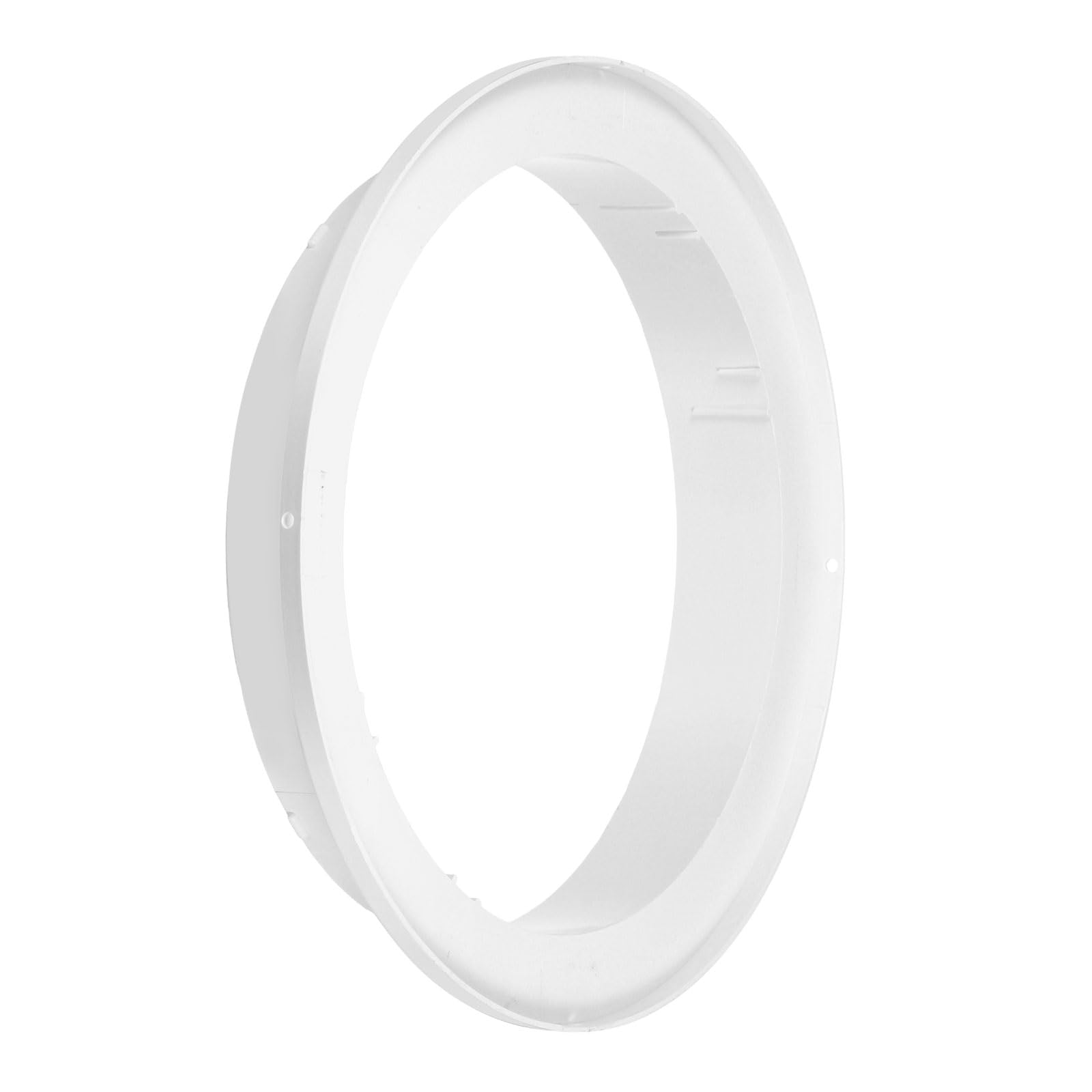 PATIKIL 300mm to 250mm Duct Reducer, 1Pcs ABS Air Duct Adapter HAVC Pipe Connector Dryer Vent Adapter Increaser Reducer for Inline Ventilation System, White