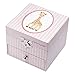 TROUSSELIER - Sophie la Girafe. - Boîte à Bijoux Musicale - Idéal Cadeau Jeune Fille - Phosphorescent - Brille dans la nuit - Musique La Vie en Rose d'Edith Piaf - Colori Rose
