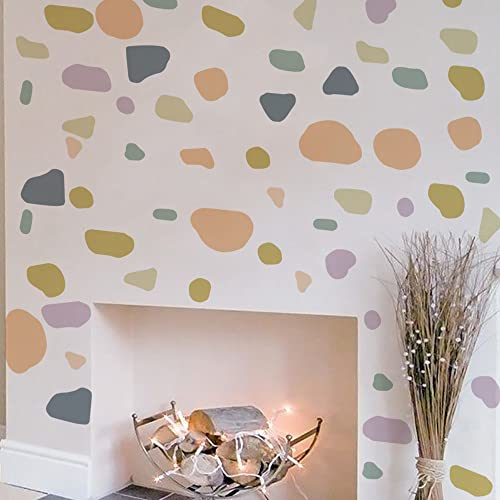 Runtoo Colorful Dots Bohemian Terrazzo Modern Geometric Abstract Wall Stickers for Living Room Bedroom Kids Room Home Decor - Image 3