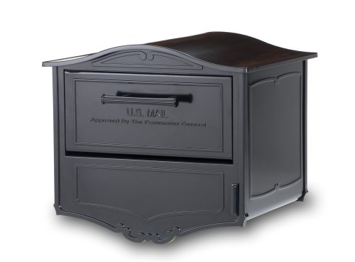 Architectural Mailboxes Geneva Locking Mailbox Black