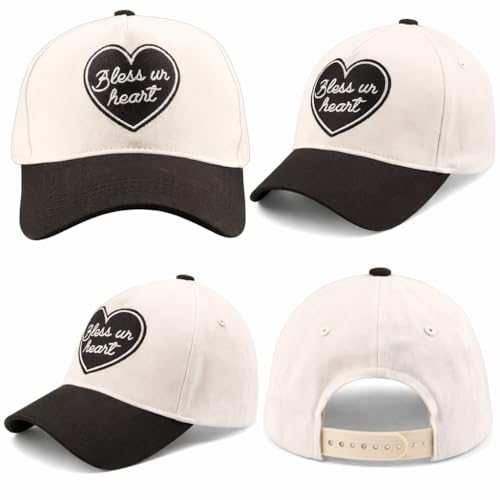 Image of Two-Toned Embroidered Lettering Dad Hat Original Classic Vintage Low Profile Baseball Cap Adjustable Plain Snapback
