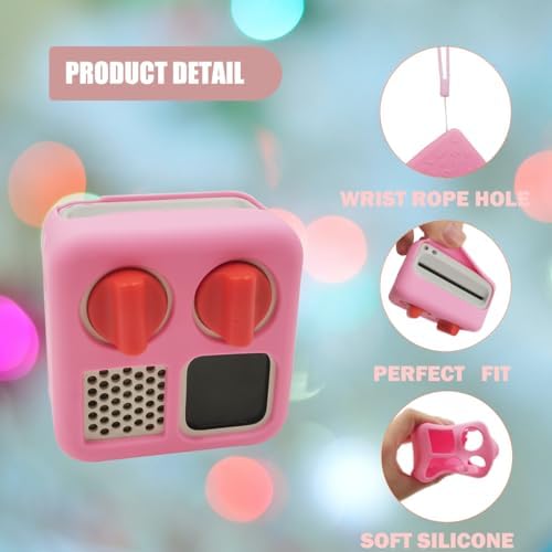 Anti-Slip Silicone Cover for YOTO Mini Audio Player, Protective Sleeve Case for Mini Player; Accessory for Kids Music Players (Case Only) (Pink) 2 41VwFms2EJL. AC