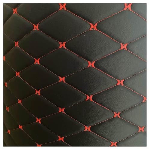Tissu d'ameublement en faux cuir noir aspect mat et texture premium
