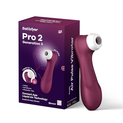 Satisfyer Pro 2 Generation 3 Vibrator mit Connect APP | Liquid-Air-Technologie | Leise Starke Klitoris-Stimulation | Druckwellenvibrator mit Vibrationen | Sex-Spielzeug Geschenk für Frauen | Dildo