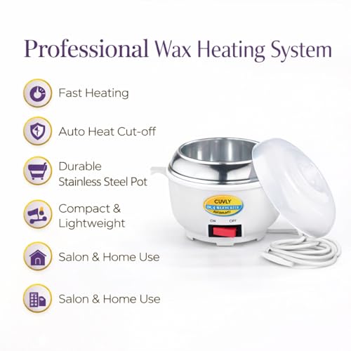 Image of Premium Wax Heater Machine Hair Removal WarmerWax Waxing for Women Waxing Heater Machine Hair Removal Wax (Oil Wax Heater Only)