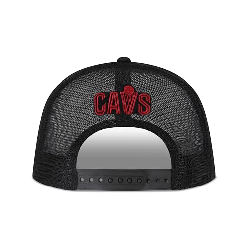 Image of Ultra Game Men's NBA Official Snap Back All Around The World Trucker Baseball Cap Hat