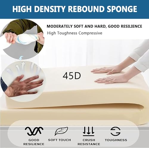Coussins de siège antidérapants 150x45cm confortables pour banc