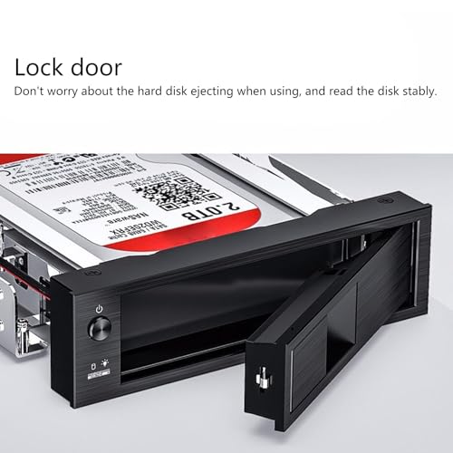 Rack móvil sin bandeja 3.5" hot swap para discos duros miniatura 7