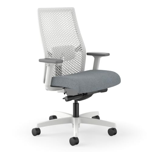Image of HON Ignition 2.0 ReActiv Ergonomic Office Chair, Lumbar Support, White