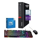 Lenovo ThinkCentre M910q Mini PC de Escritorio pequeño, Core i5 6500 hasta 3.2GHz-3.6GHz, 8GB DDR4 RAM, 256GB SSD, WiFi,...