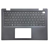 CCGDZKJ 0DJP76 DJP76 Replacement Upper Case Palmrest with Non-Backlit Keyboard for Dell Latitude 15 3520, E3520 Laptop, Black Top Cover