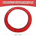 Xweptuy Trampoline Spring Cover 40in Round Trampoline Pad Protective Cover for Kids with Elastic Sponge-Lined Abrasive-Resistant Oxford Cloth Red Pad Replacement