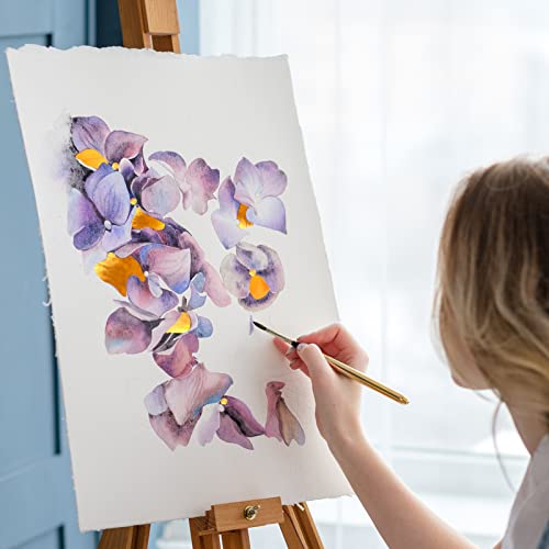 Aoibrloy 120Ml Gilding Adhesive Set, Gold Leaf Adhesive And Varnish For Professional Craft Use With 20 Sheets Gold Leaf, 2 Brushes, 2 Pairs Of Gloves And 1 Glue Tray #TOP6