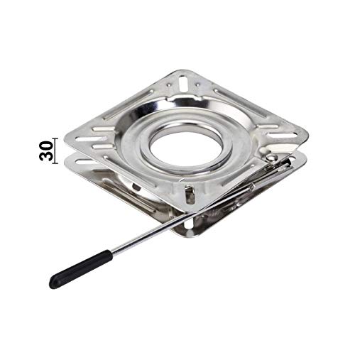 Base tournante INOX OSCULATI avec blocage, la haute exigence nautique