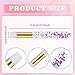 Lash Wash Brush, 20 Pcs Glitter Crystal Lash Cleaning Brush Lashs Shampoo Brushes Eyelashes Brushes Lashs Supplies for Nose Cleansing Eyelash Extensions Blackhead Washing (Pink)