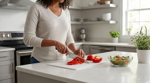 Farberware 12 x 18 Inch Reversible Plastic Cutting Board - image 7