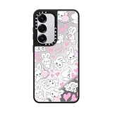 CASETiFY ミラーマグネット for Samsung Galaxy S25 ケース [反射性 / 1.5mからの落下試験をクリア / Magsafe に対応] - Sweetheart Mix - シルバー (ブラックバンパー)