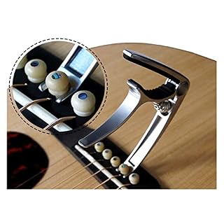 SHANGMAOYO Capodastre Guitare Capo avec Remaniement De La Broche Pont Adapté À Guitare Acoustique Guita Et Ukulele, Capo… - Les Beatles, Paul McCartney, John Lennon, RIngo Starr, George Harrison SHANGMAOYO Capodastre Guitare Capo avec Remaniement De La Broche Pont Adapté À Guitare Acoustique Guita Et Ukulele, Capo… – Image 4