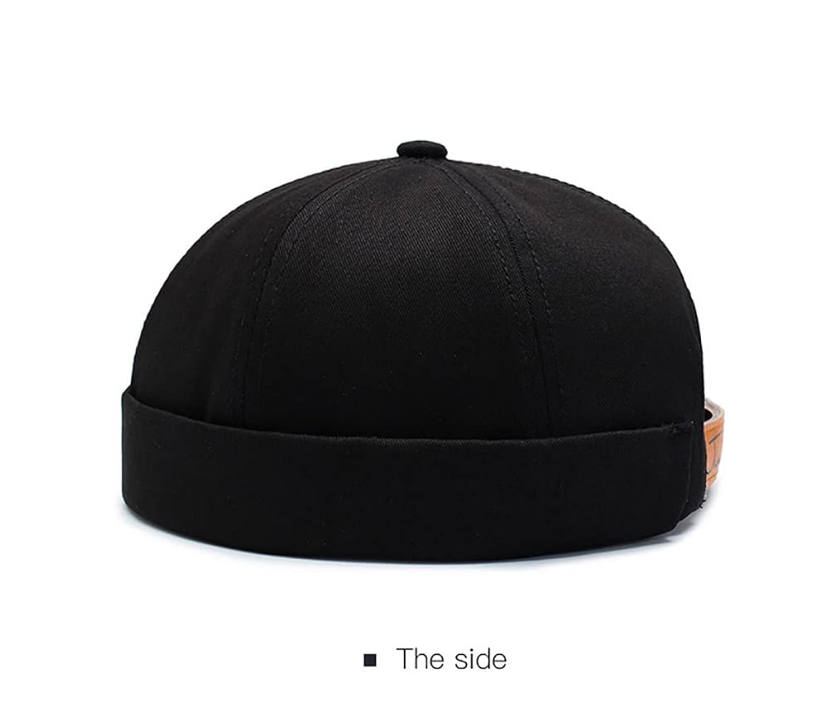 帽子 VAULTROOM SAILOR HAT / BLACK Men's Brimless Hat Adjustable Street Casual Lovers Docker