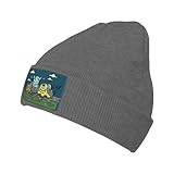Gorro De Invierno Un Divertido Pasa El Rato En El Pantano por La Noche En Un Patrón Sin Costuras Deep Heather Correr Hat Respirable Slouch Beanie Moderno Gorro para Mujer, Snowboard, Escalada
