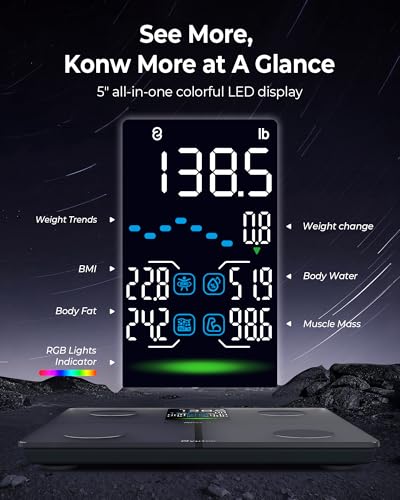 image for Ovutek Smart Scale for Body Weight, Professional Bathroom Digital Scal