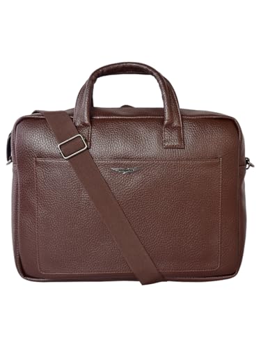 Image of Police Mens Brown Anthony Stylish Laptop Bag
