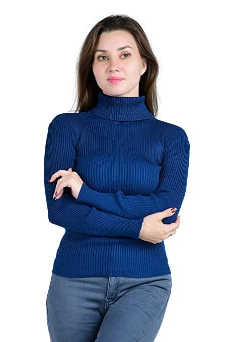 falcon’s hunt Highneck Winter Sweater for Womens/Casual Pullover/Womens Turtle Neck/Highneck T-Shirt-picture-43