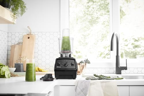 Vitamix Personal Cup Adapter, BPA-Free, Dishwasher Safe, Two 20oz Cups, Two Lids and One Adapter, Clear