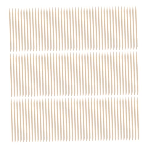 Mikinona Manicure Supply 300pcs Double-headed Nail Cleaning Stick for Cuticle Removal