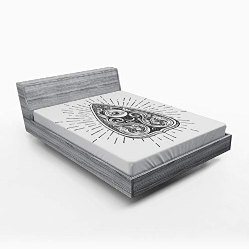 SUHETI Bettwäsche-Set, Mikrofaser,Tod Cherub Ouija Vorstand,1 Bettbezug 135 X 200cm + 2 Kopfkissenbezug 80 X 80cm