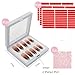 GUXACU 32 Pack Press On Nail Packaging Boxes - 3D Floating Storage and Display Box With 90pcs Double Sided Adhesive Tape for Nail Tech