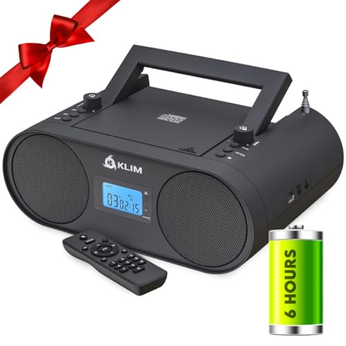 KLIM Boombox B4 CD Player Portable Audio System