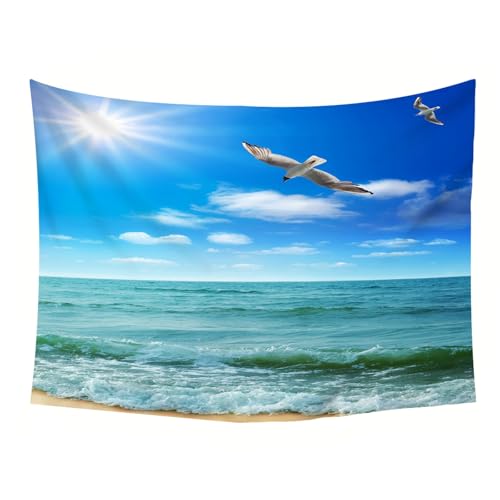 Tenture murale paysage de mer 210x140cm pour salon