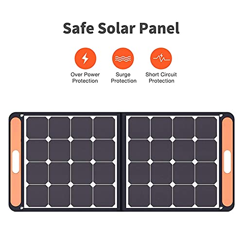Duotar Saco 100W para painel solar USB externo Recarregador de energia solar portátil Ferramenta de