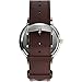 Timex Men's Waterbury Classic Moon Phase 40mm Watch - Brown Strap Blue Dial Stainless Steel Case