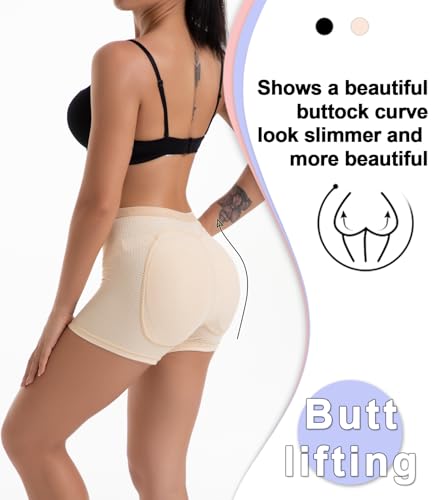 Image of NINGMI Women Butt Lifter Padded Shapewear Enhancer Control Panties Body Shaper Underwear